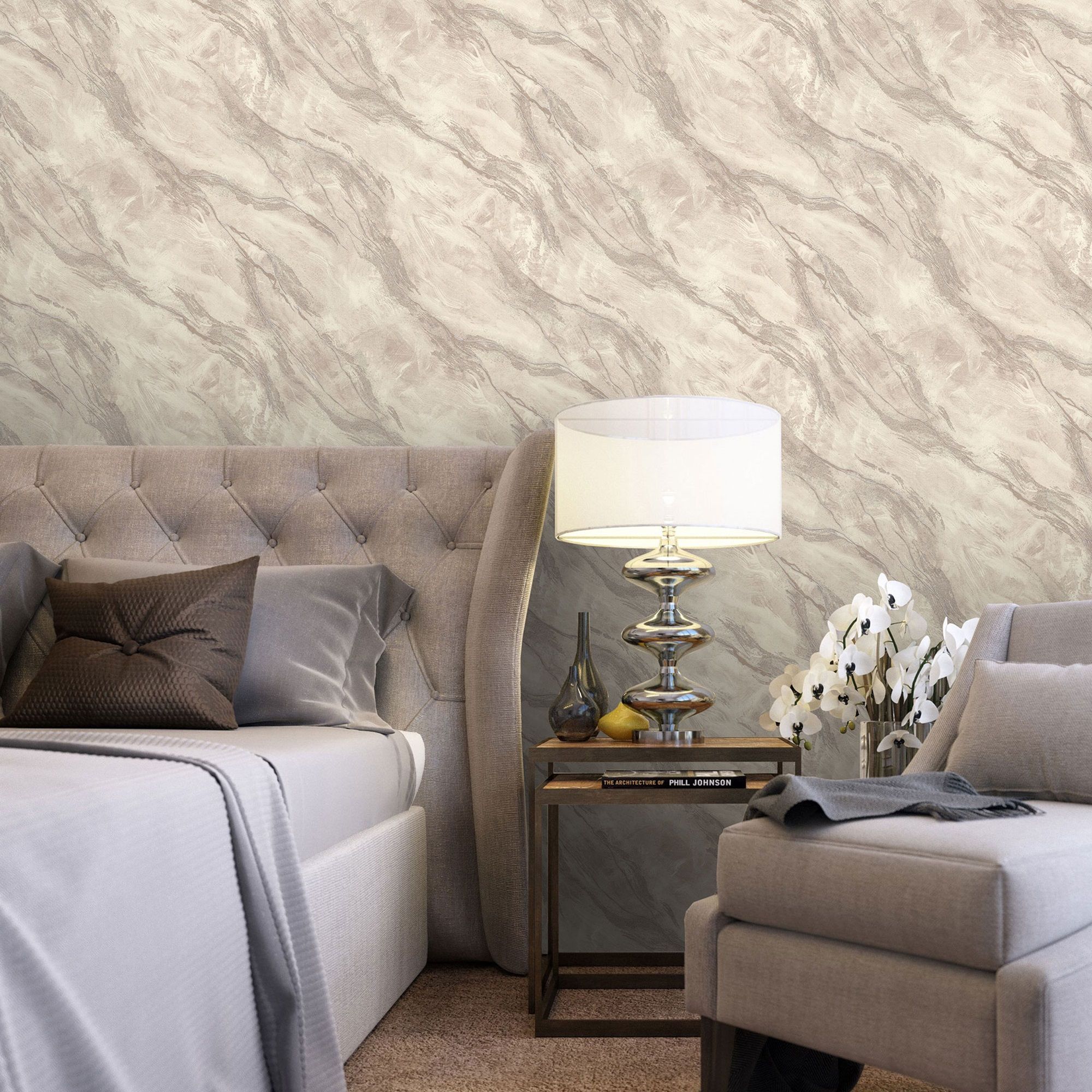 Обои 7239-01 Euro Decor 1,06х10 м Atlas бежевый