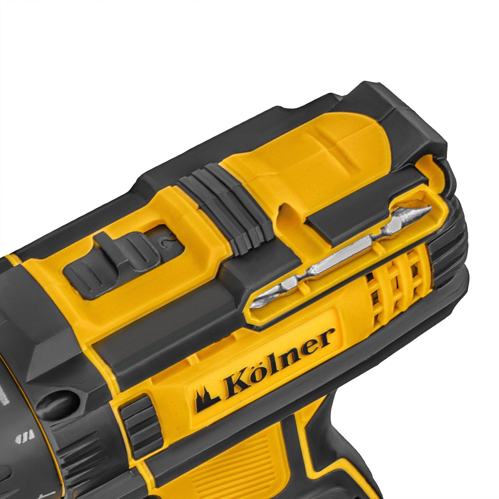 Дрель-шуруповерт аккумуляторная Kolner KCD 18LC 18В 2х1,5Ач 30 Нм кейс