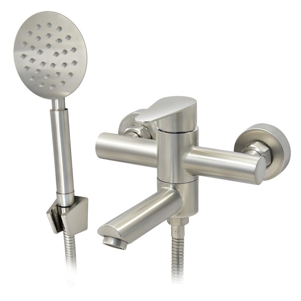 Смеситель для ванны Juguni 0402.166 однорычажный короткий излив