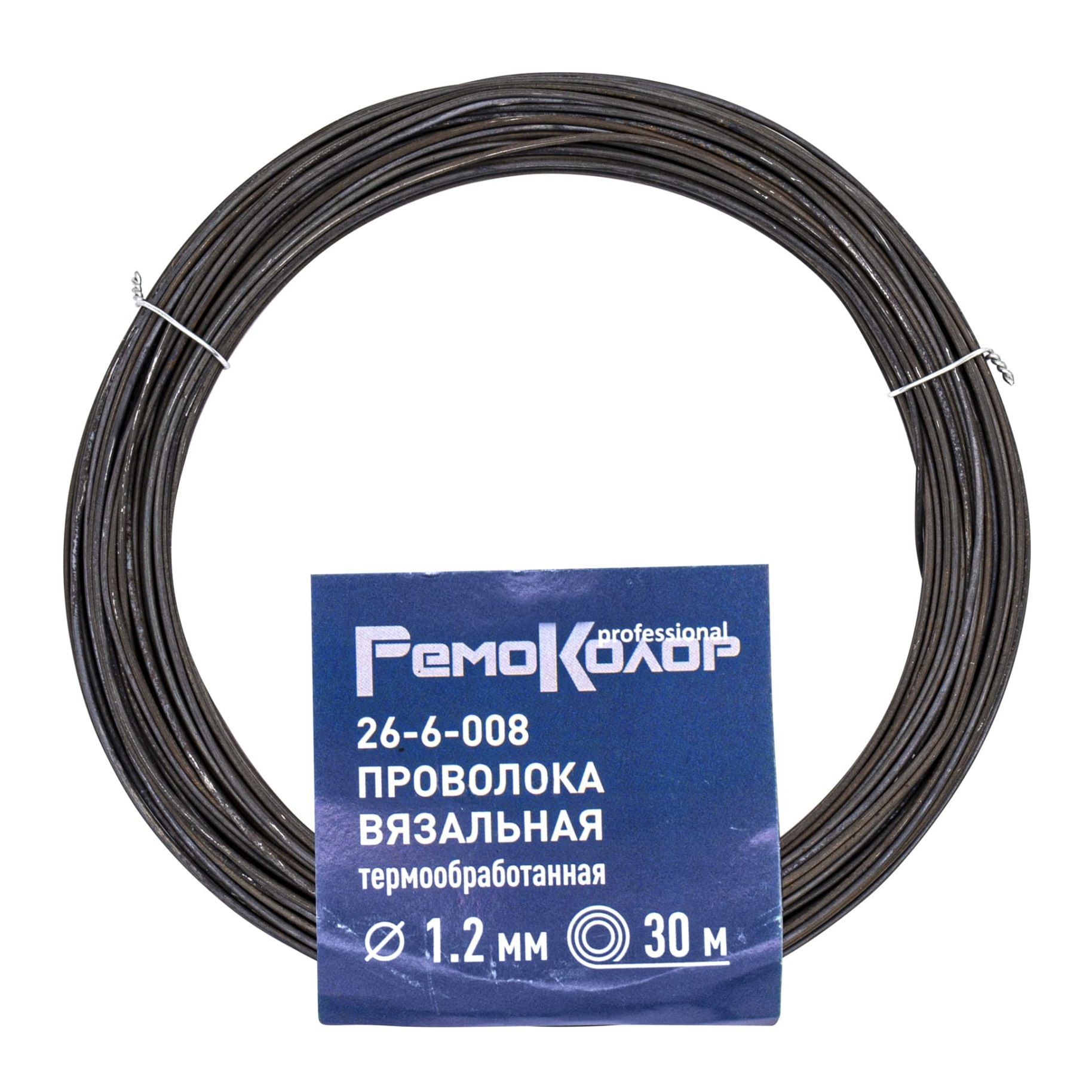 Проволока вязальная термообработанная 1,2 мм 30 м 26-6-008