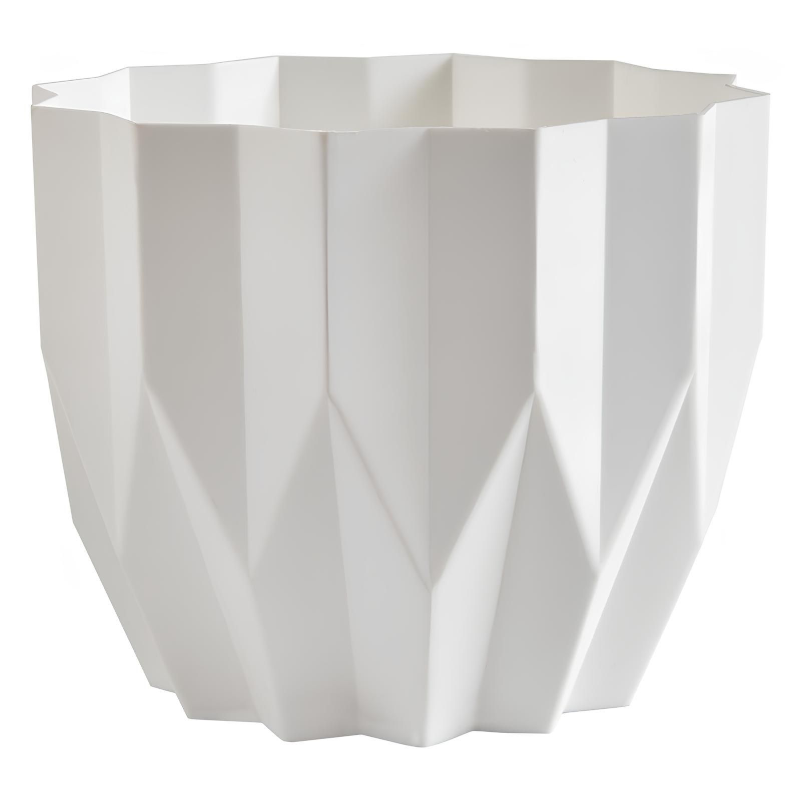 Кашпо Геометрия белый 5,8 л