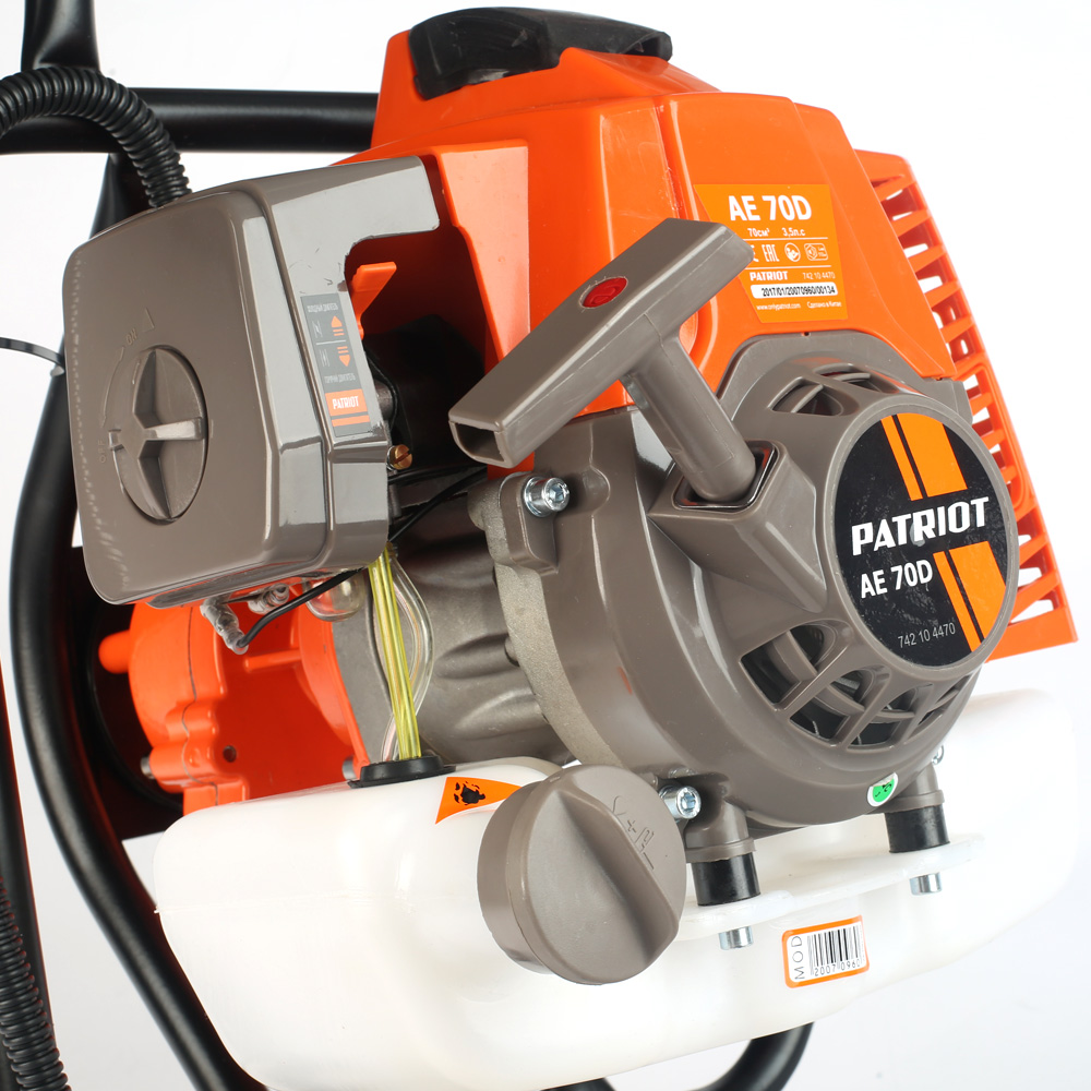 Мотобур бензиновый Patriot PT AE70D 3,5 л.с. без шнека