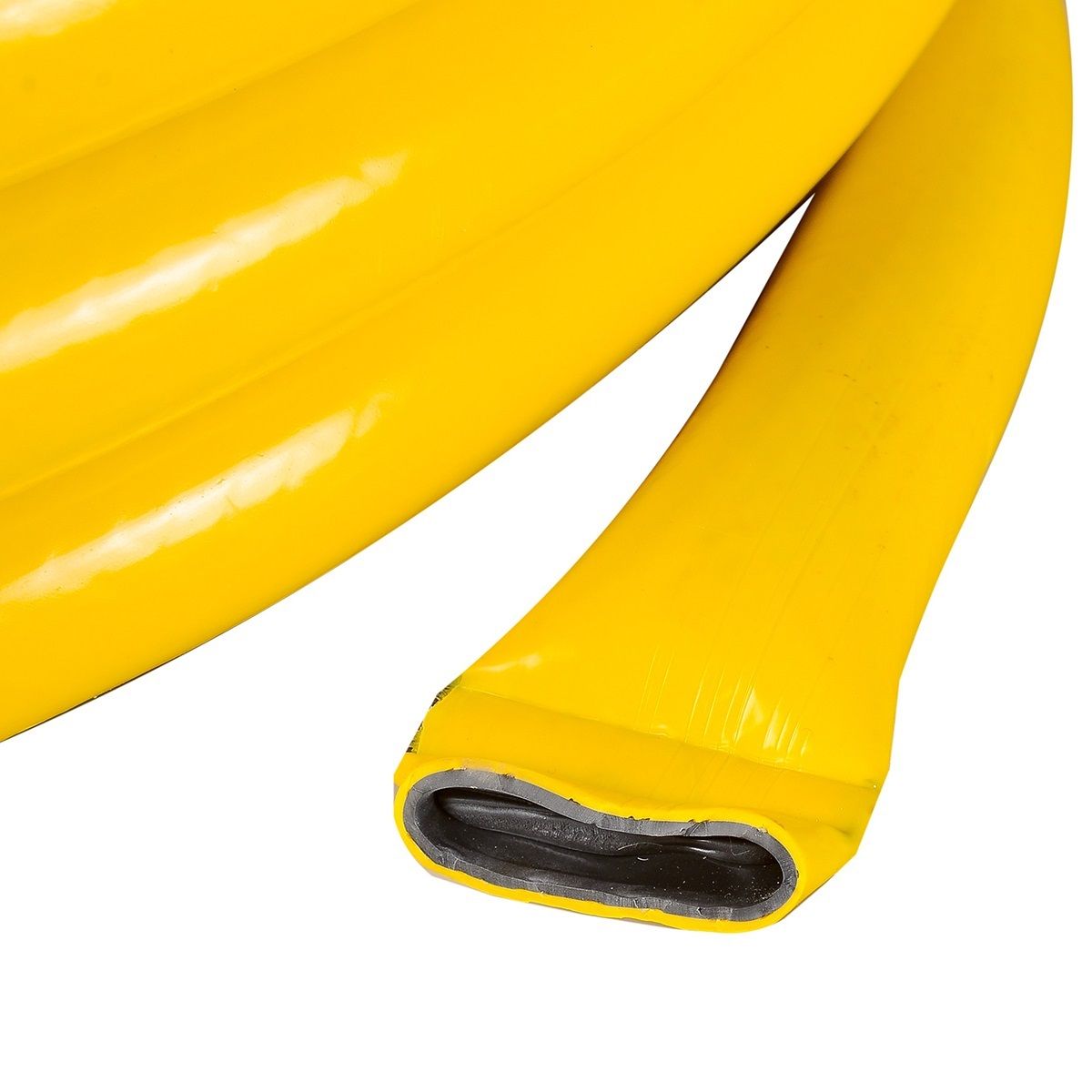 Шланг пищевой ПВХ армированный 25 мм (1") 25 м 18 бар усиленный желтый Вихрь