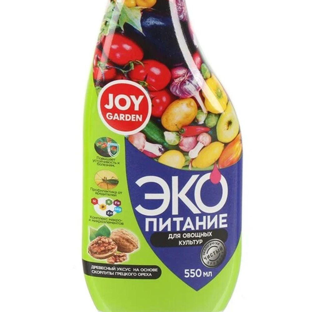 Уксус древесный для овощных культур Joy Garden 550 мл