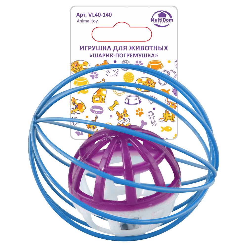 Игрушка для животных Шарик-погремушка VL40-140