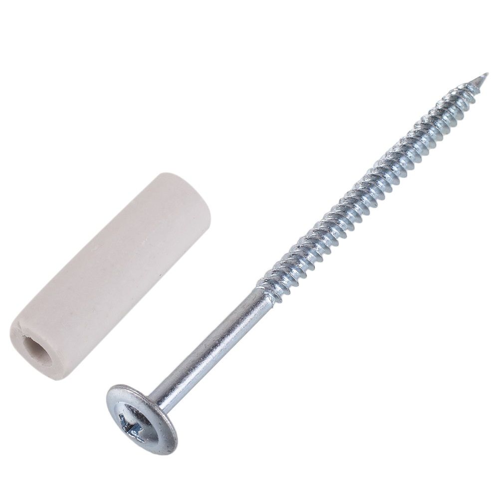 Комплект втулок для огнеупорных листов 15х30 мм с саморезами 4 шт