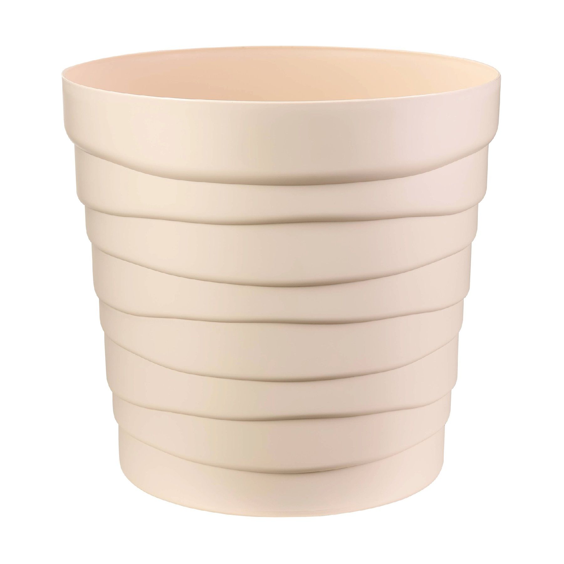 Кашпо Бархан кремовый 7,5 л с донышком