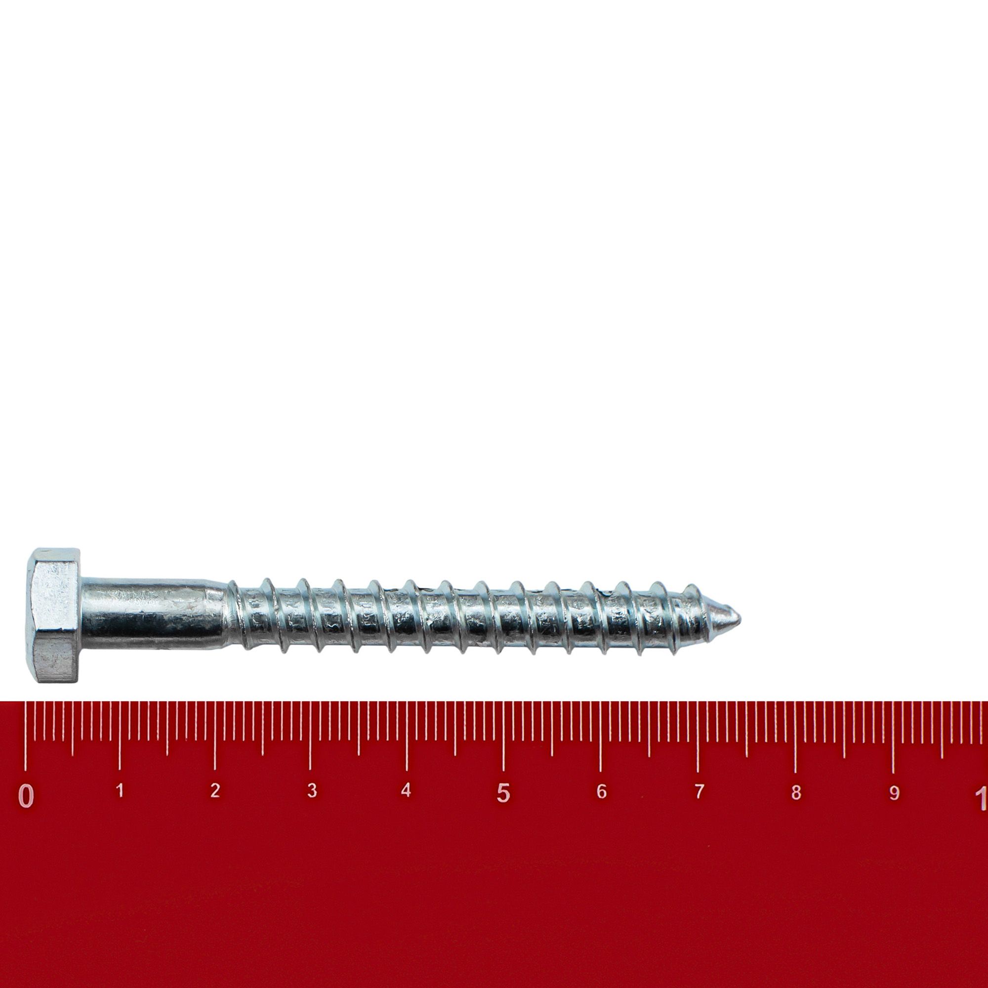 Шуруп-глухарь с шестигранной головкой 8х80 мм вес