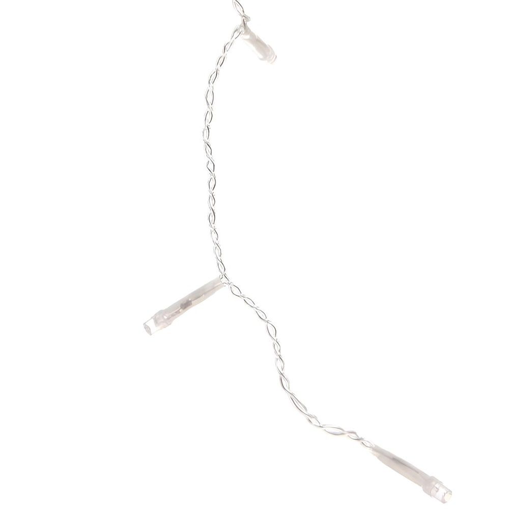 Гирлянда для дома Бахрома Мерцание 3 м 30/50 cм 120 ламп LED прозр. пров, IP20, белый, соединение