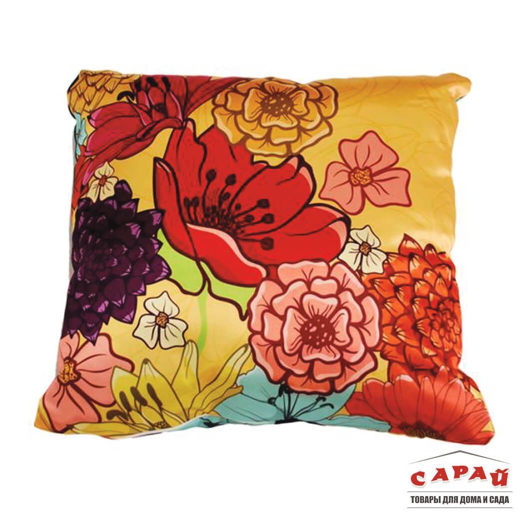 Подушка интерьерная атлас большая в ассортименте