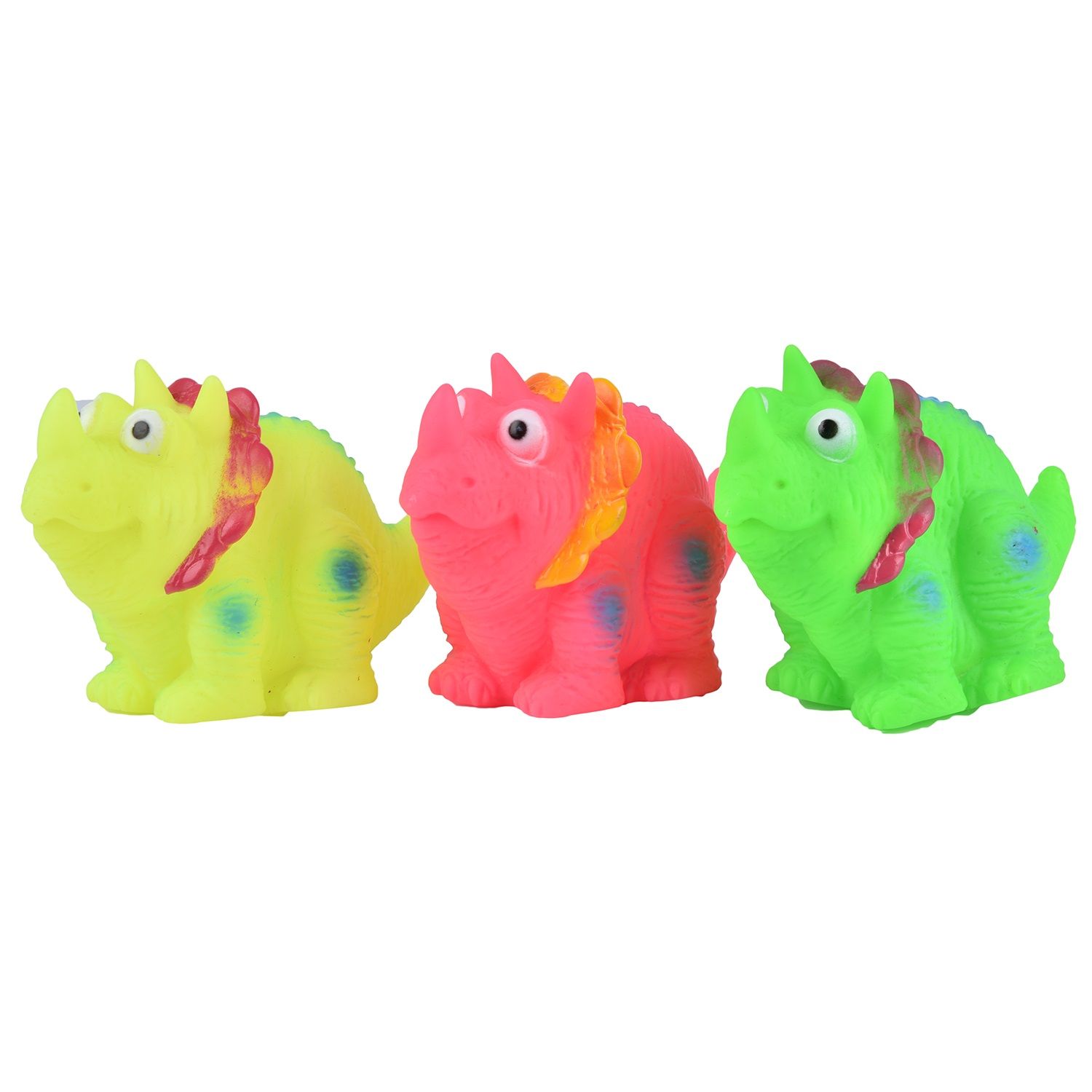 Игрушка-пищалка для собак Nunbell Динозавр 11х7 см микс 267385