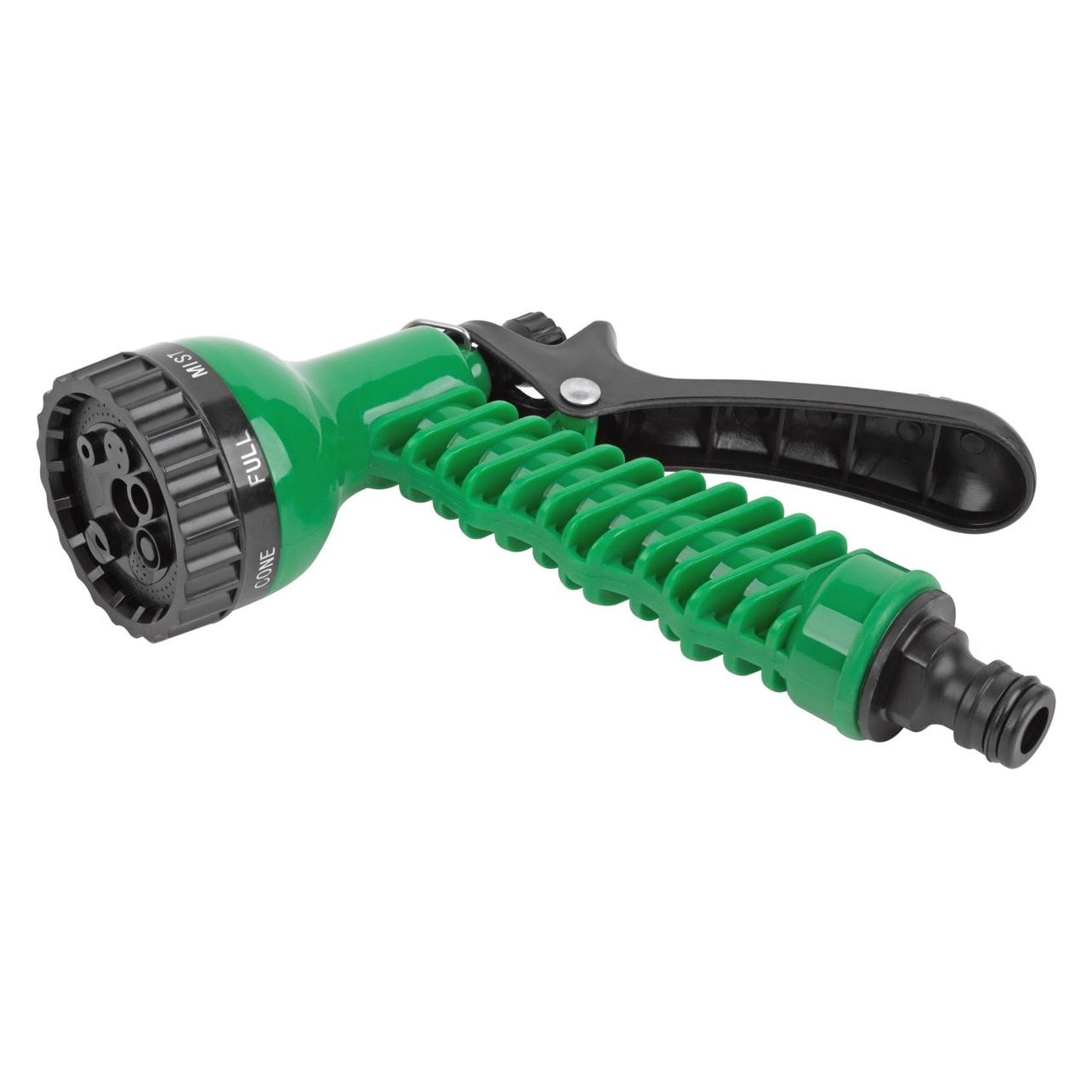 Шланг для полива растягивающийся 15 м Чудо с пистолетом и коннекторами зеленый