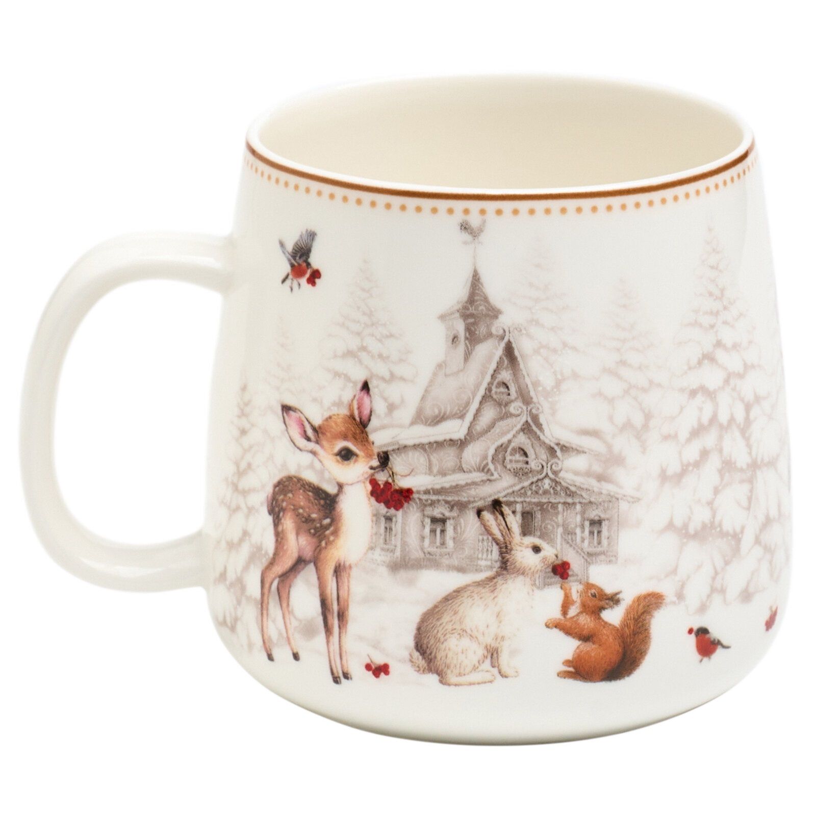 Кружка фарфоровая Lefard Морозко 400 мл