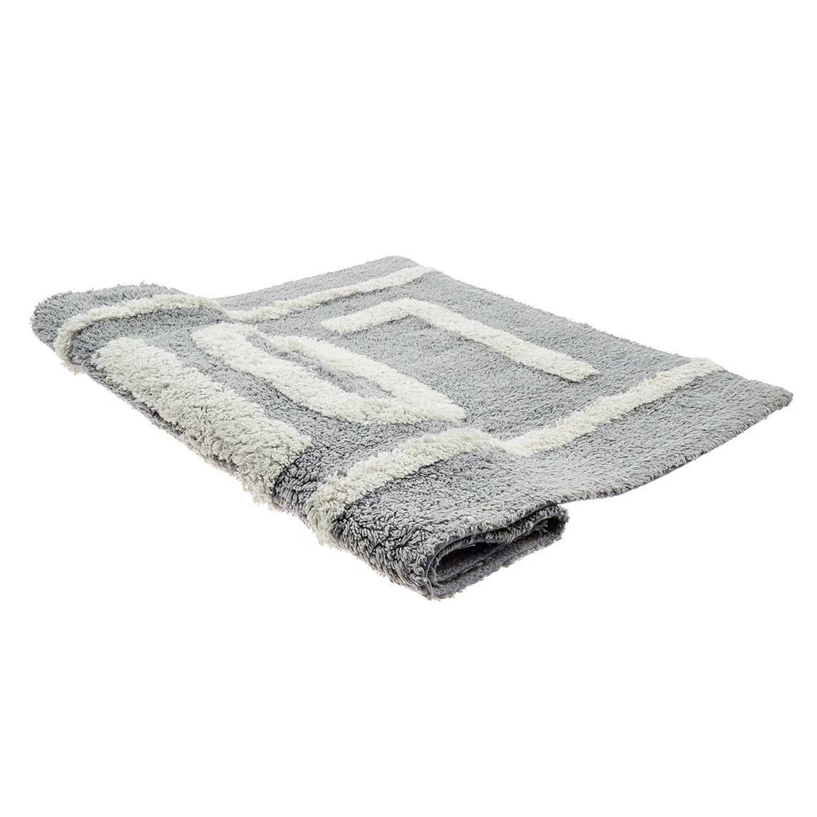 Коврик для ванной комнаты 50х80 см Loft хлопковый