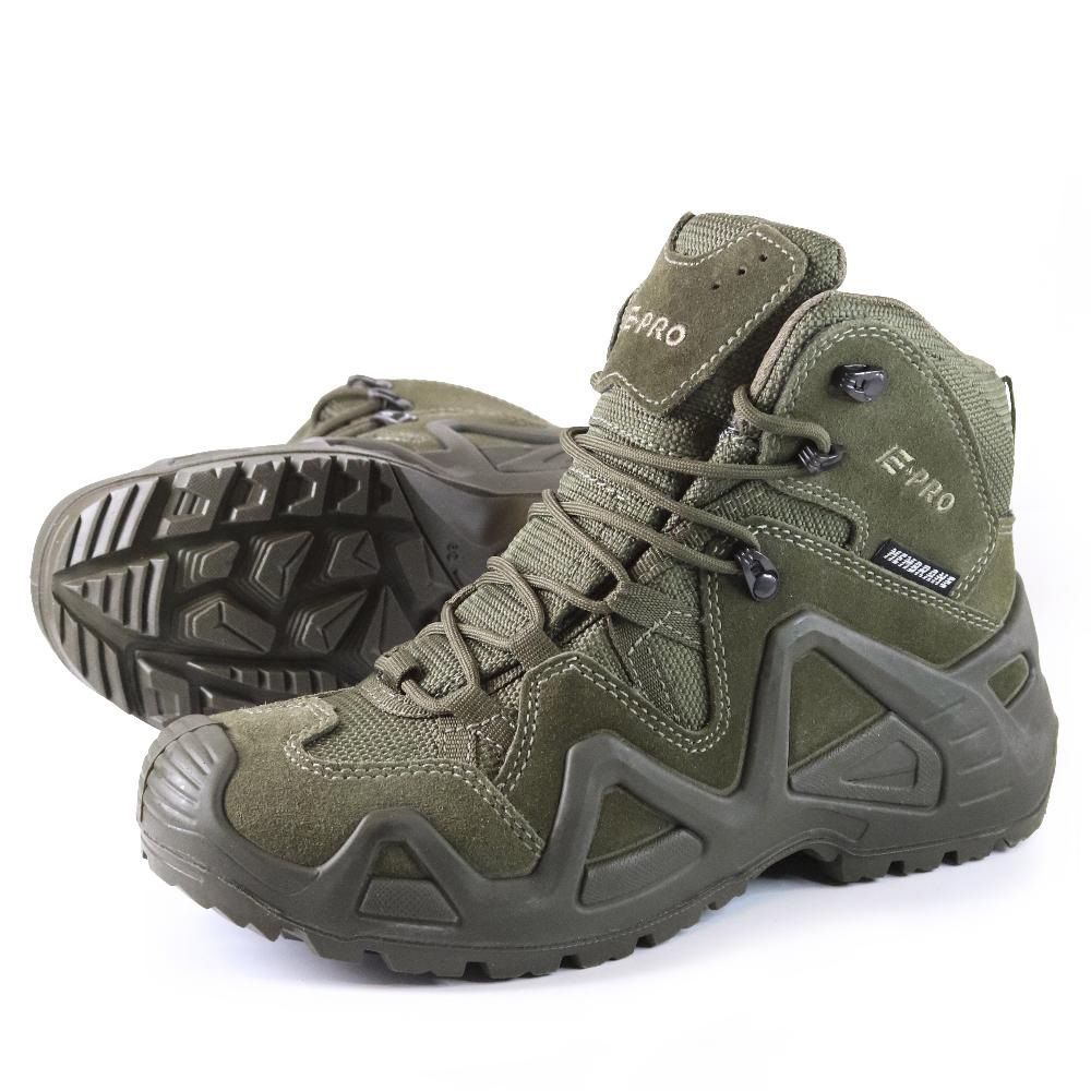 Ботинки мужские E-Pro Special Mid Kevlar 102 зеленый р.42