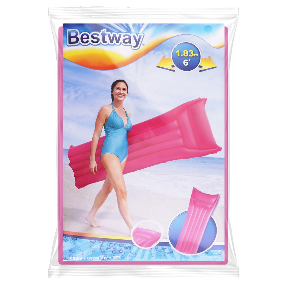 Матрас для плавания 183х69 см до 90 кг Bestway Matte Finish рем комплект