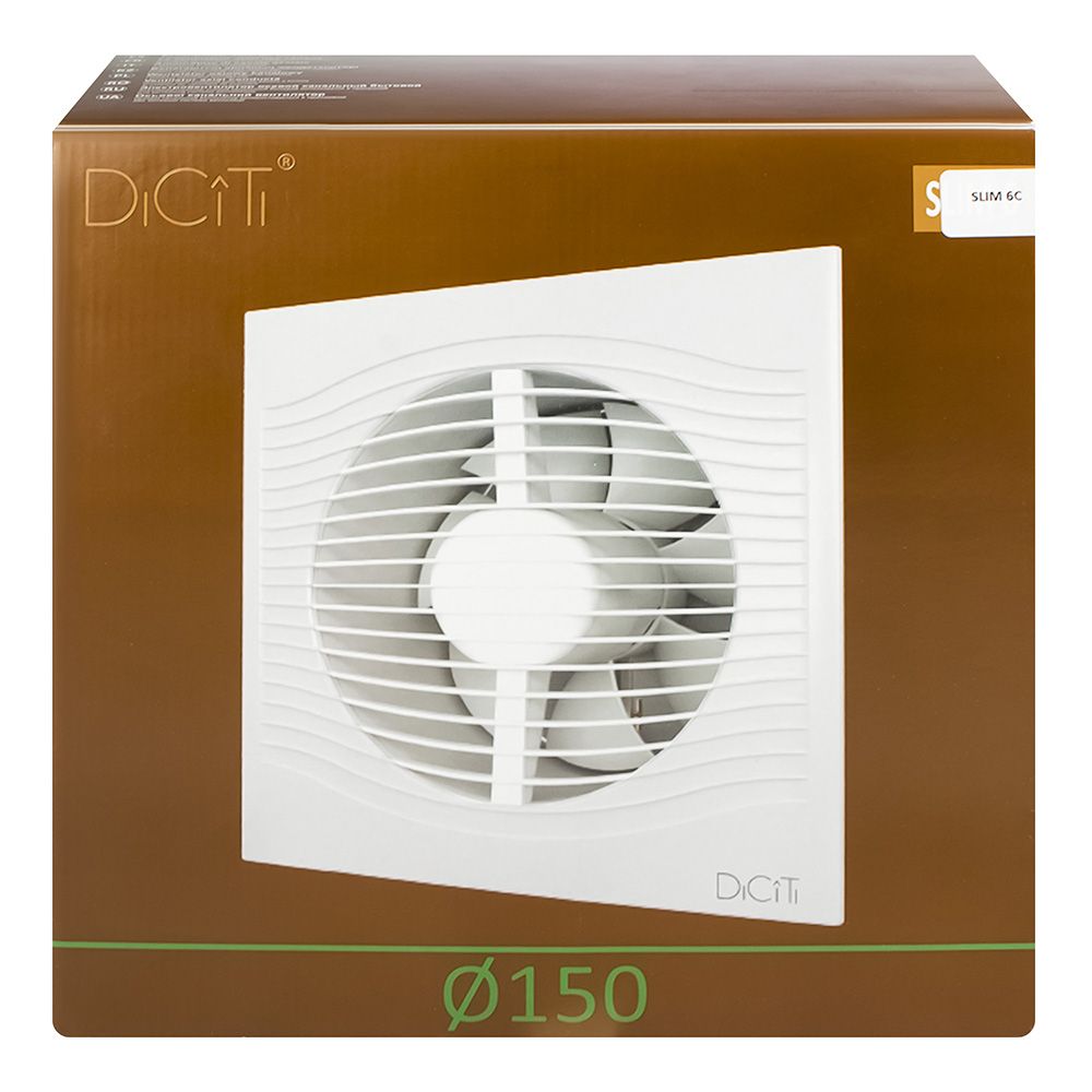 Вентилятор осевой вытяжной D 150 SLIM 6