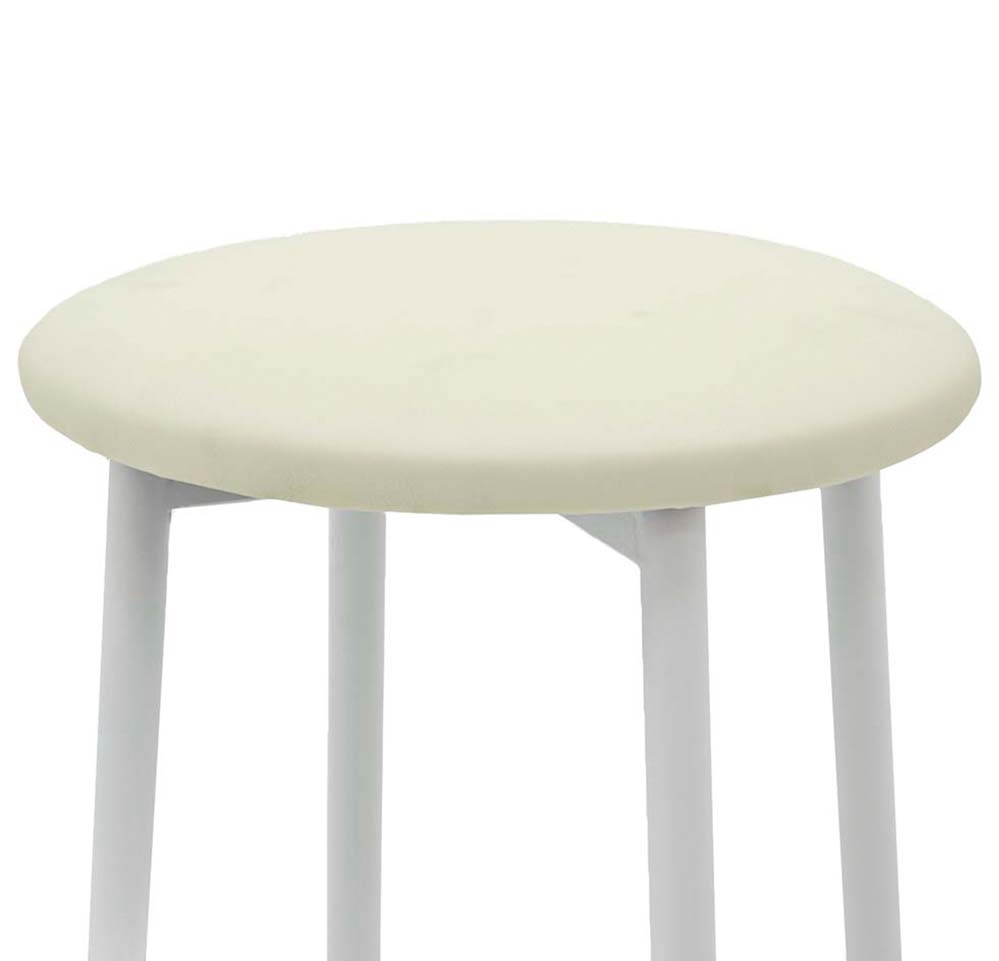 Табурет LOFT Белый муар Белый