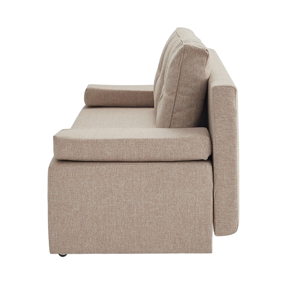 Диван-кровать Малага 046.1 1950х780х800 мм Модерно Мадагаскар 01 бежевый