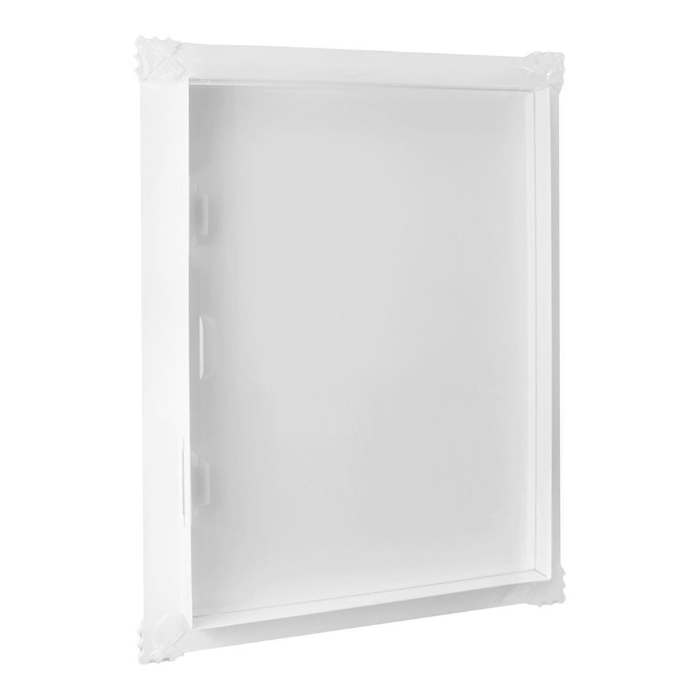 Люк-дверца ревизионный 360х460, фланец 300х400, стальной с ручкой