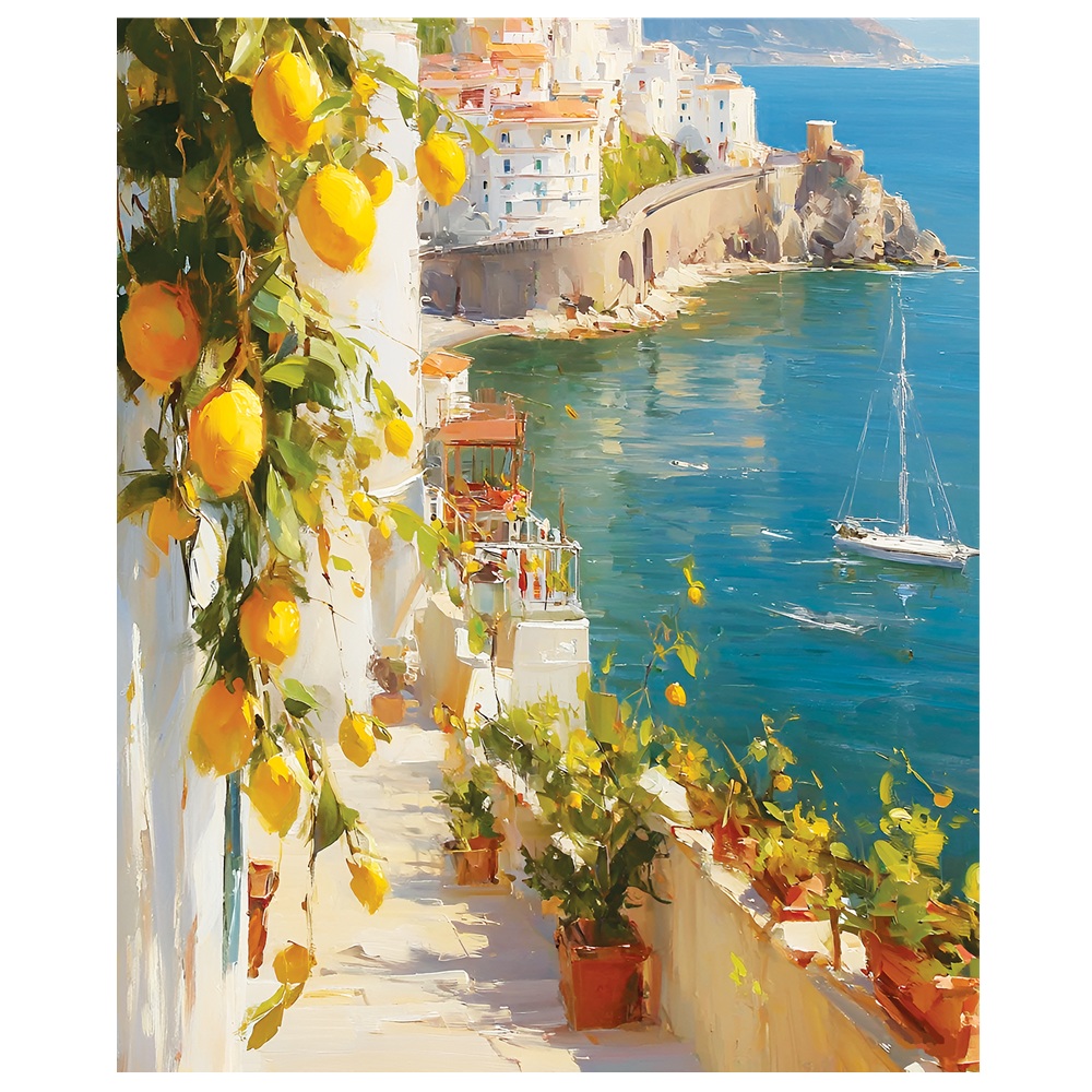 Картина-холст У моря 40х50 см kt45-15443