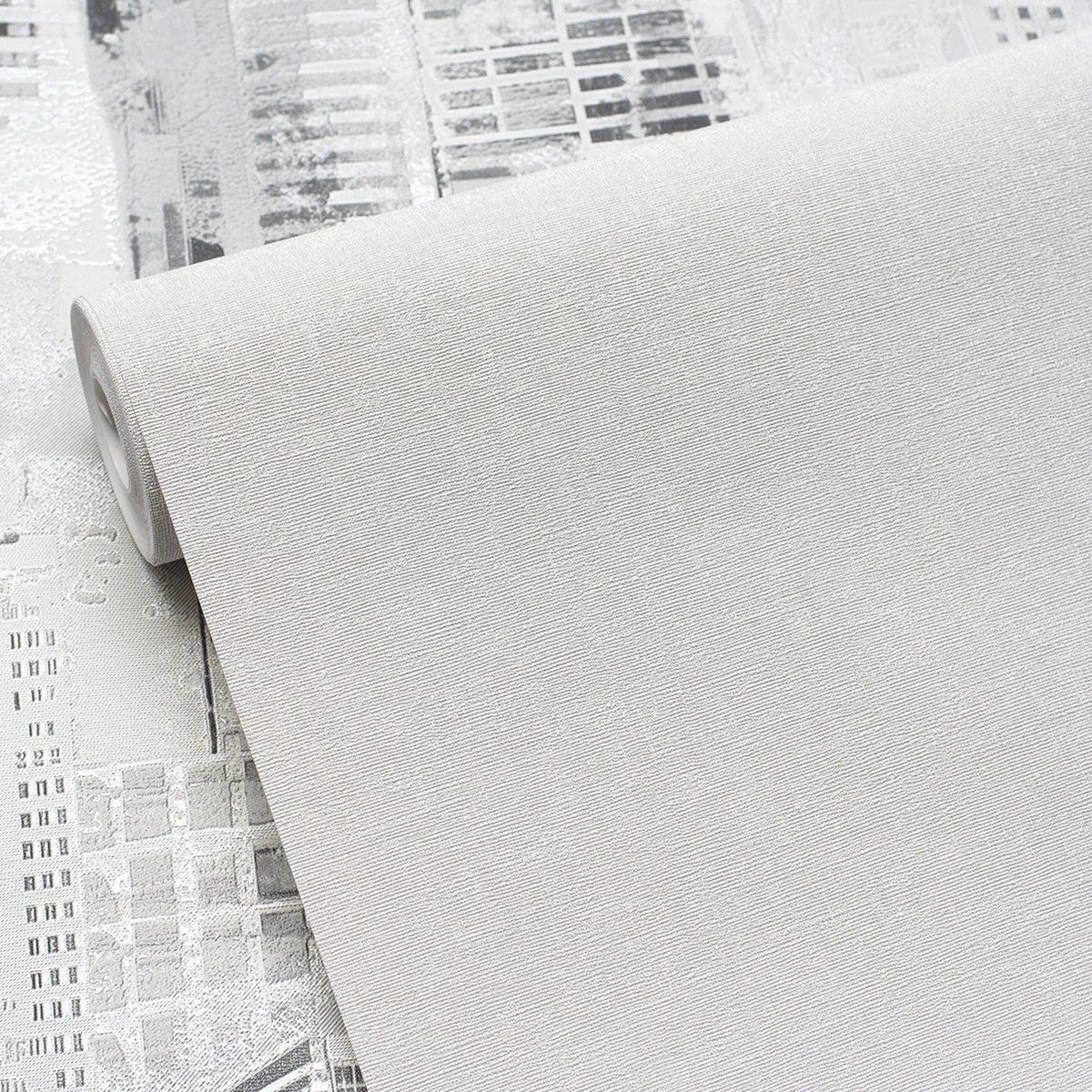 Обои 287827 Ateliero 1,06х10 м Panorama фон серый