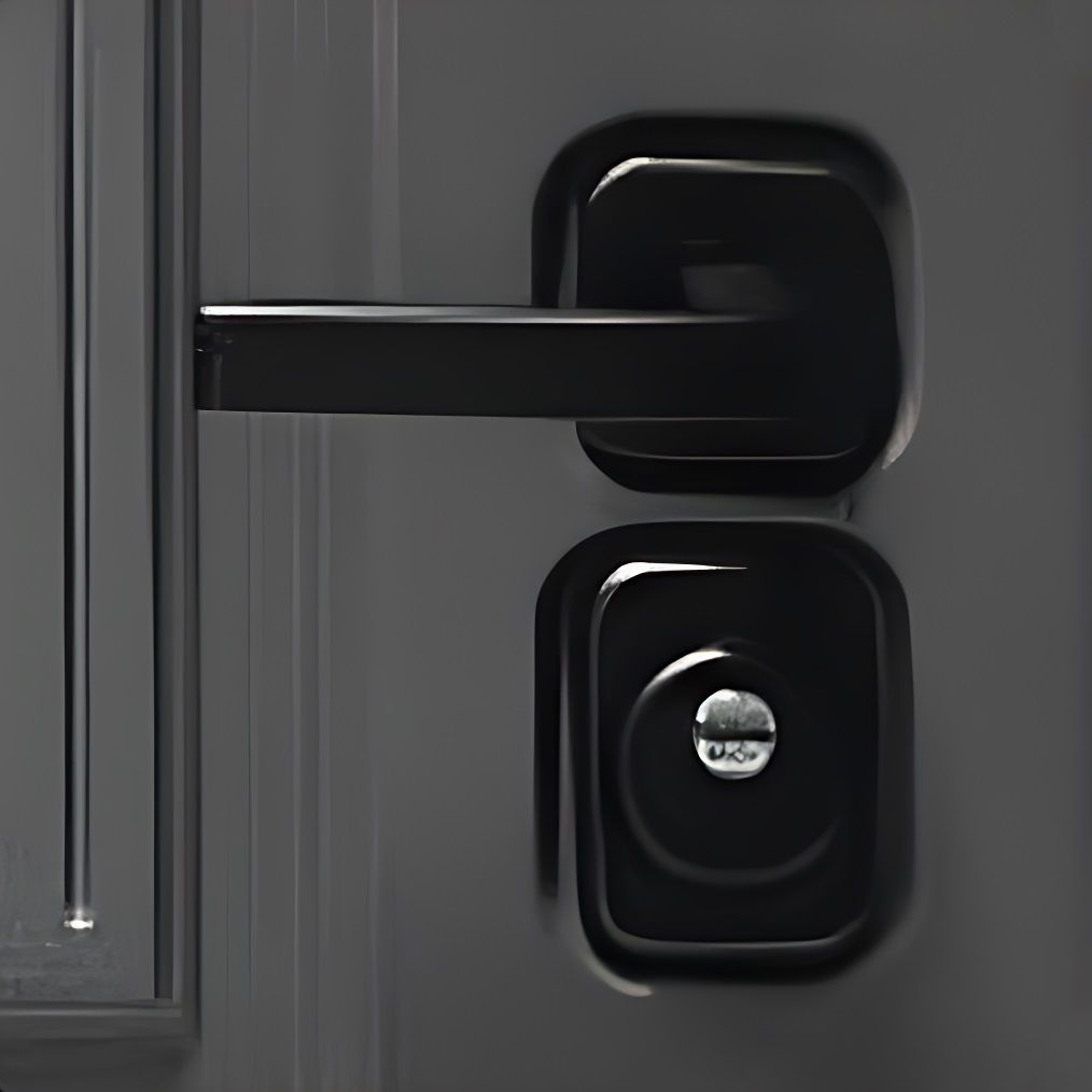 Дверь металл Рона бетон графит Бетон снежный Черный муар 860х2050 мм L