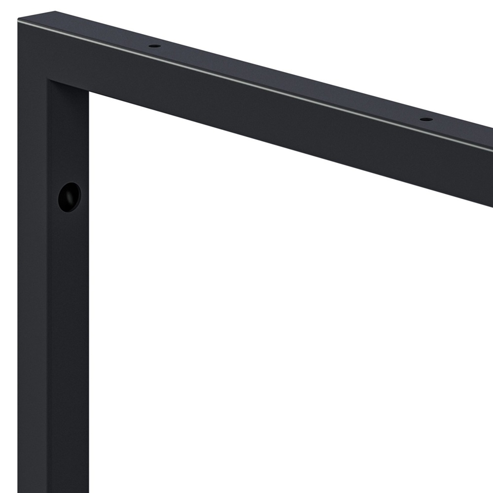 Кронштейн напольный для столешницы 430х750х40 мм черный