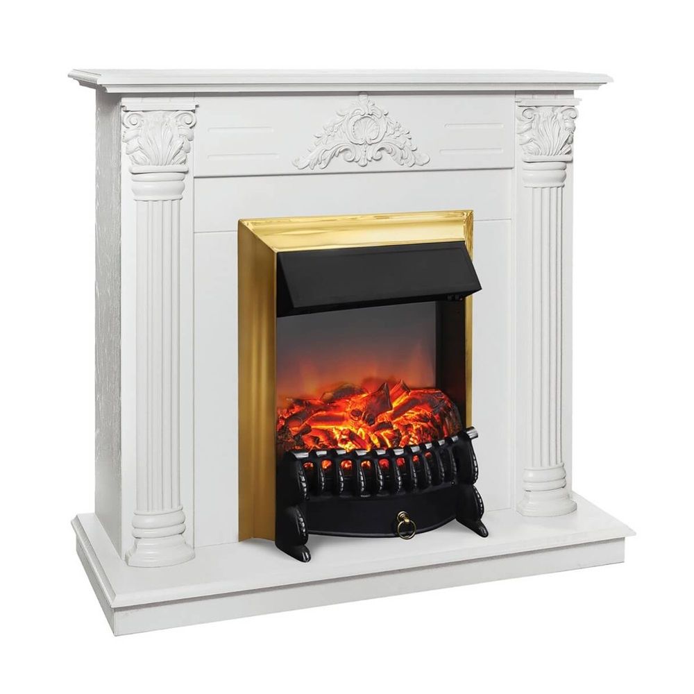 Каминокомплект Kanti STD/EUG WT+Fobos Lux BR