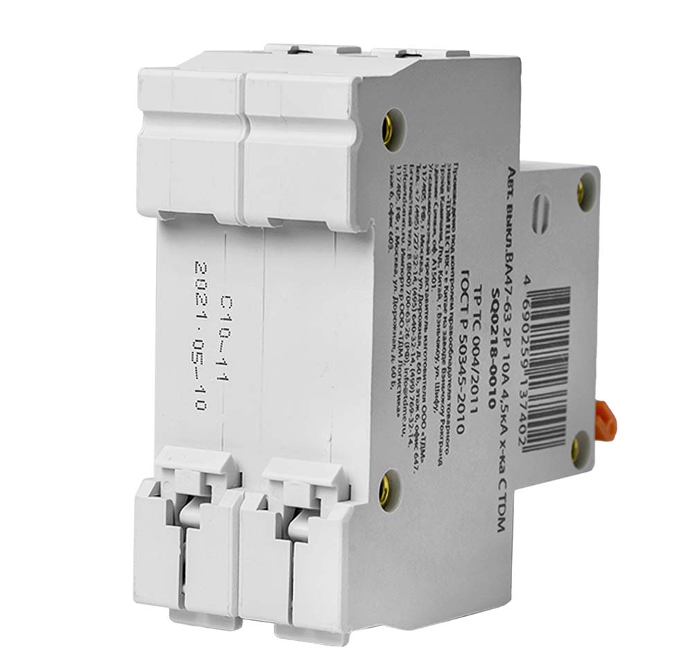 ВЫКЛЮЧАТЕЛЬ автомат.2Р 10А  TDM