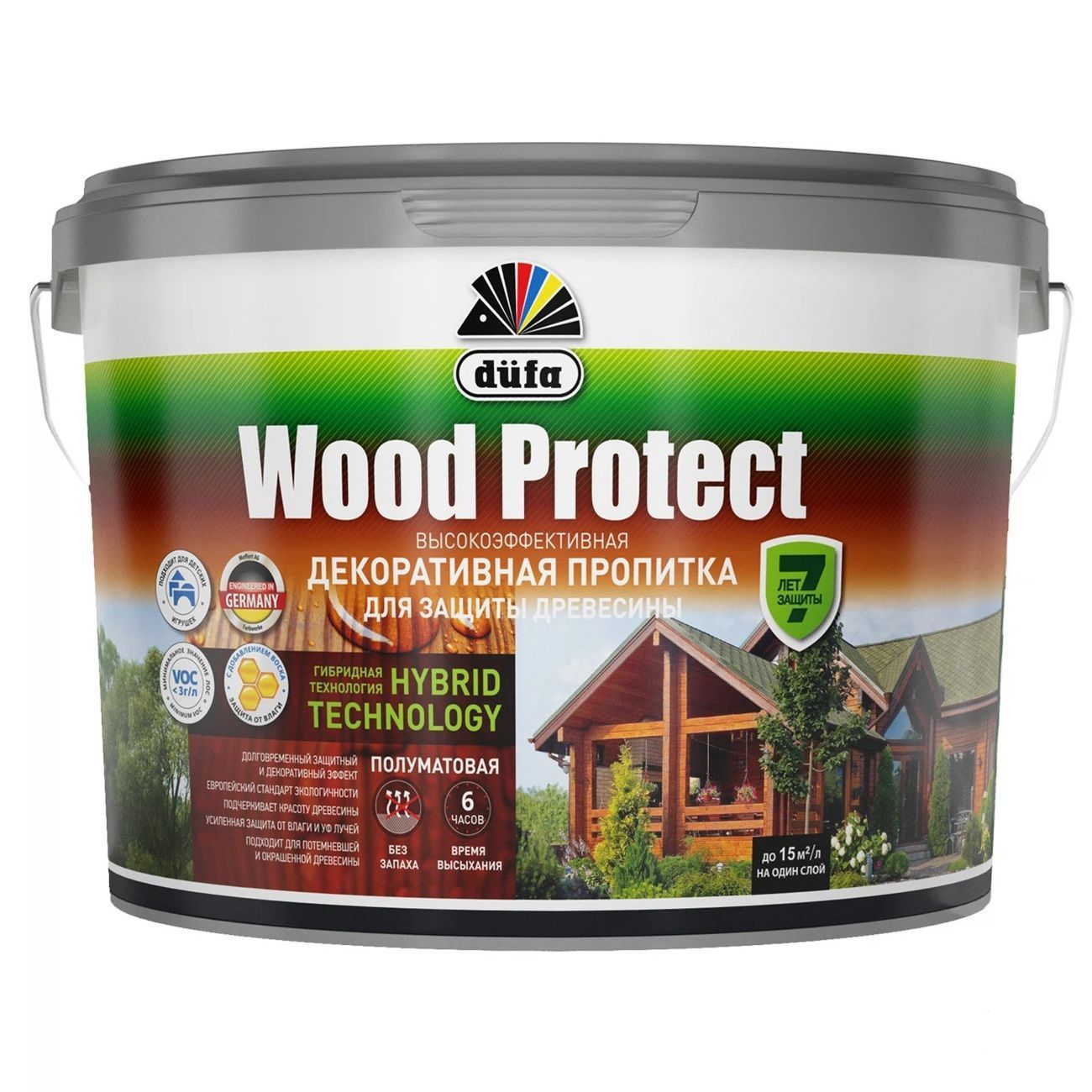 Пропитка Dufa Wood Protect палисандр 9 л