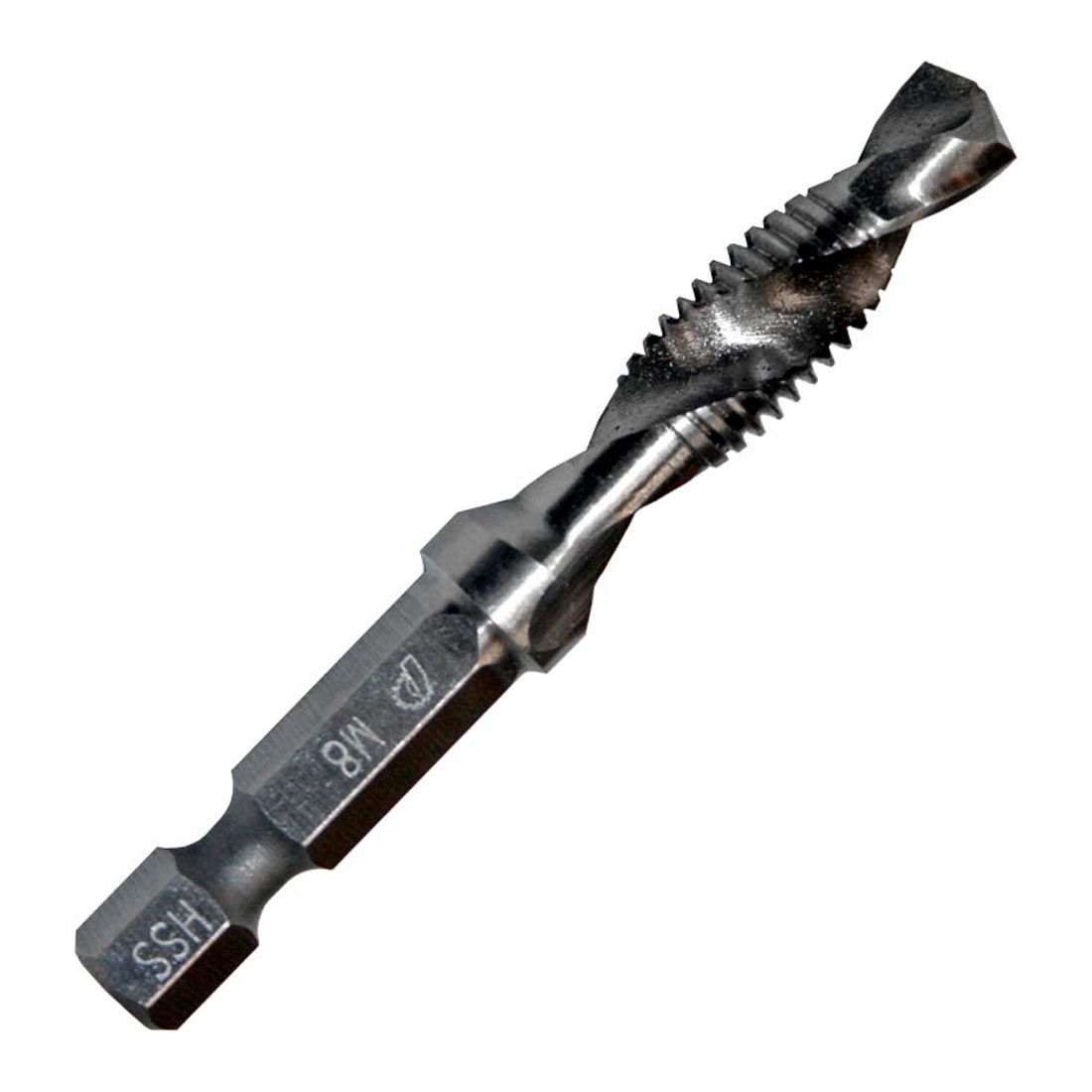 Сверло метчик 8х1,25х64 мм HEX 1/4' Практика 775-006