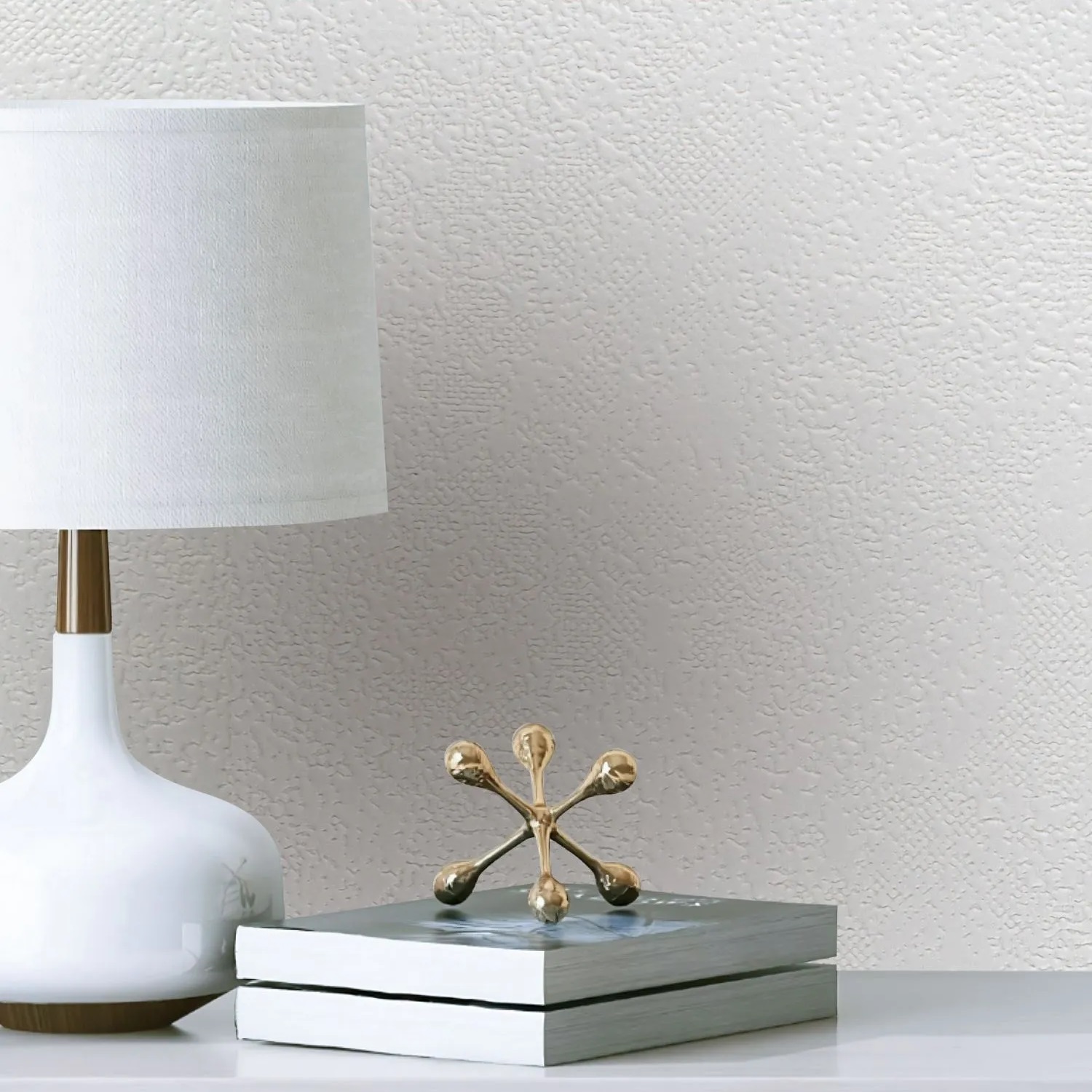 Обои Green Walls Королит С50 5053 00 белые штукатурка 1,06х10,05 м