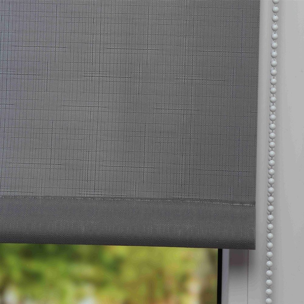 Штора рулонная Лайт шантунг Lm 30-11 67х160 см серая