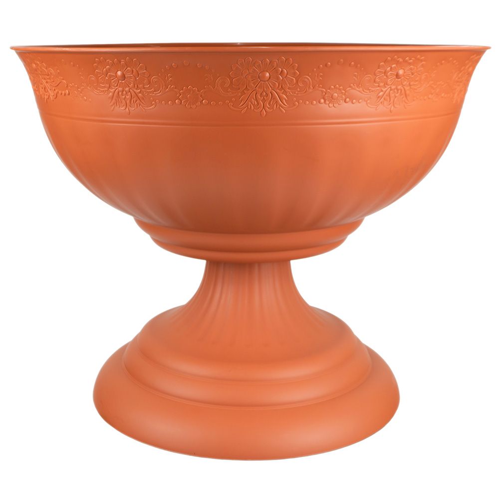 Вазон Альтернатива Венеция на ножке коричневый 45 см 17 л