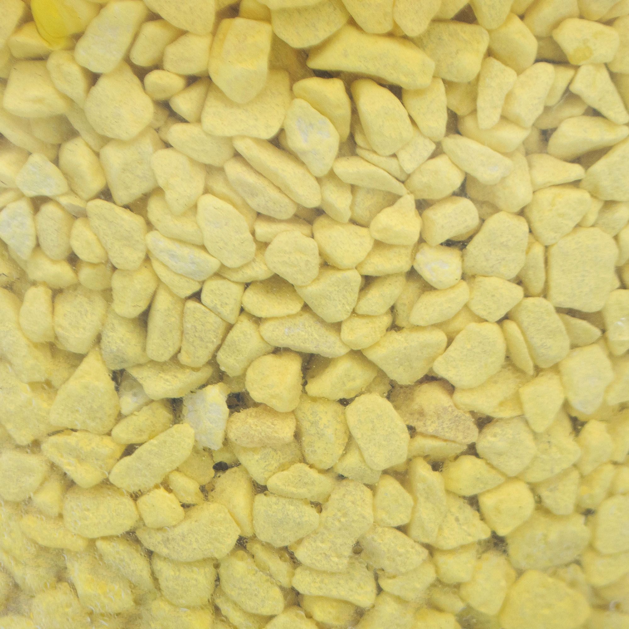 Крошка мраморная желтая 7,5 кг фракция 5-10 мм