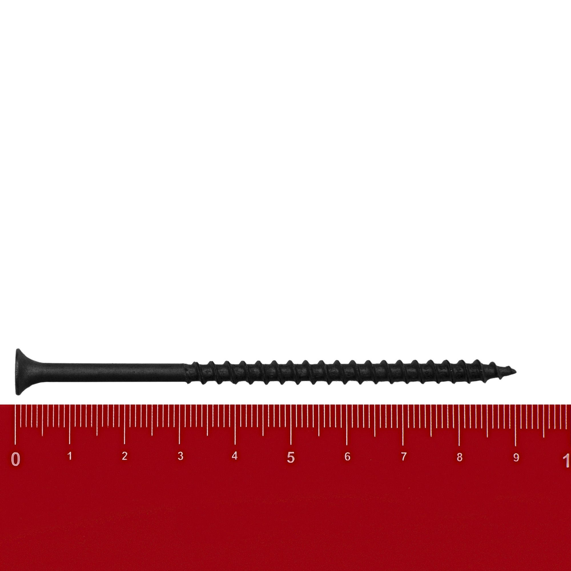Саморез по дереву 4,8(4,2)х89 мм черный вес