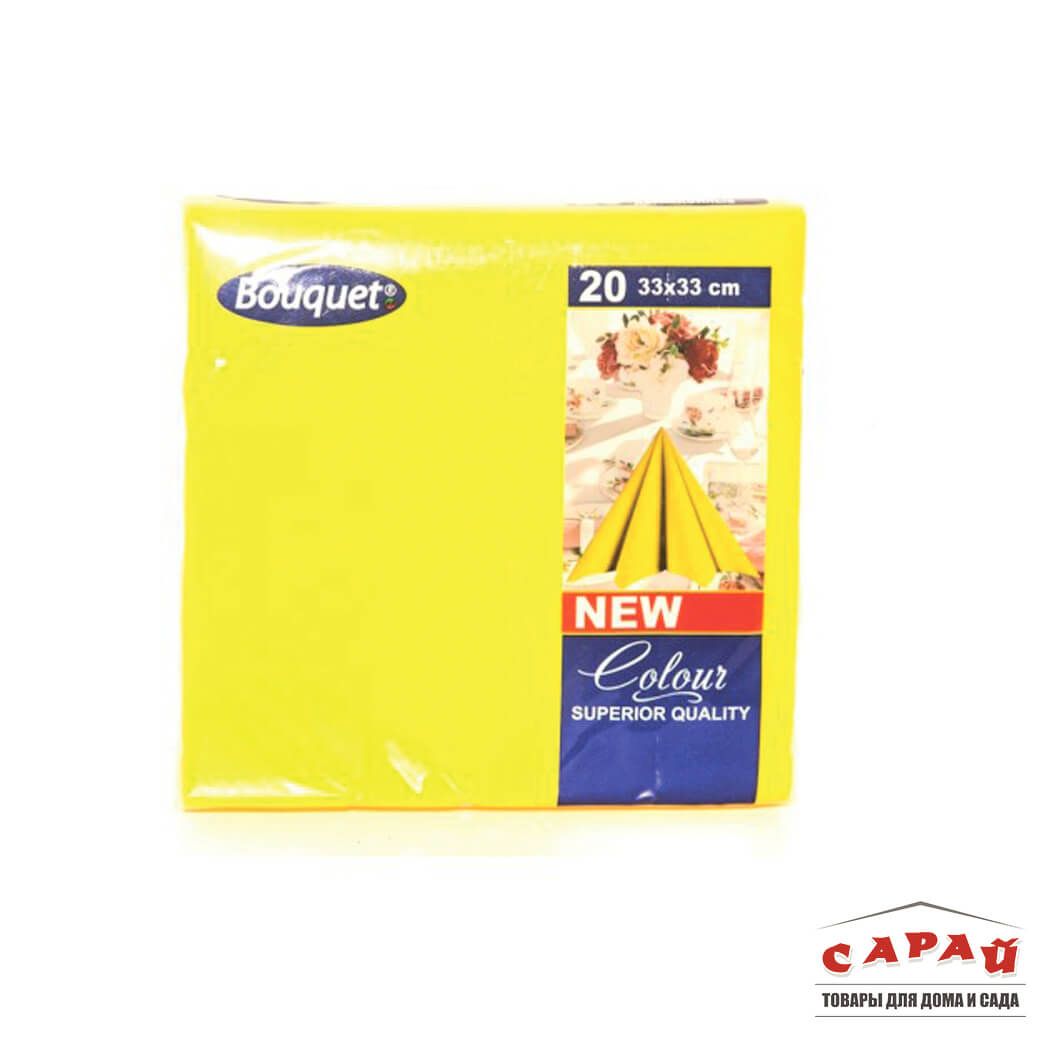 Салфетки бумажные 2 слойные 33х33 см 20 шт в ассортименте