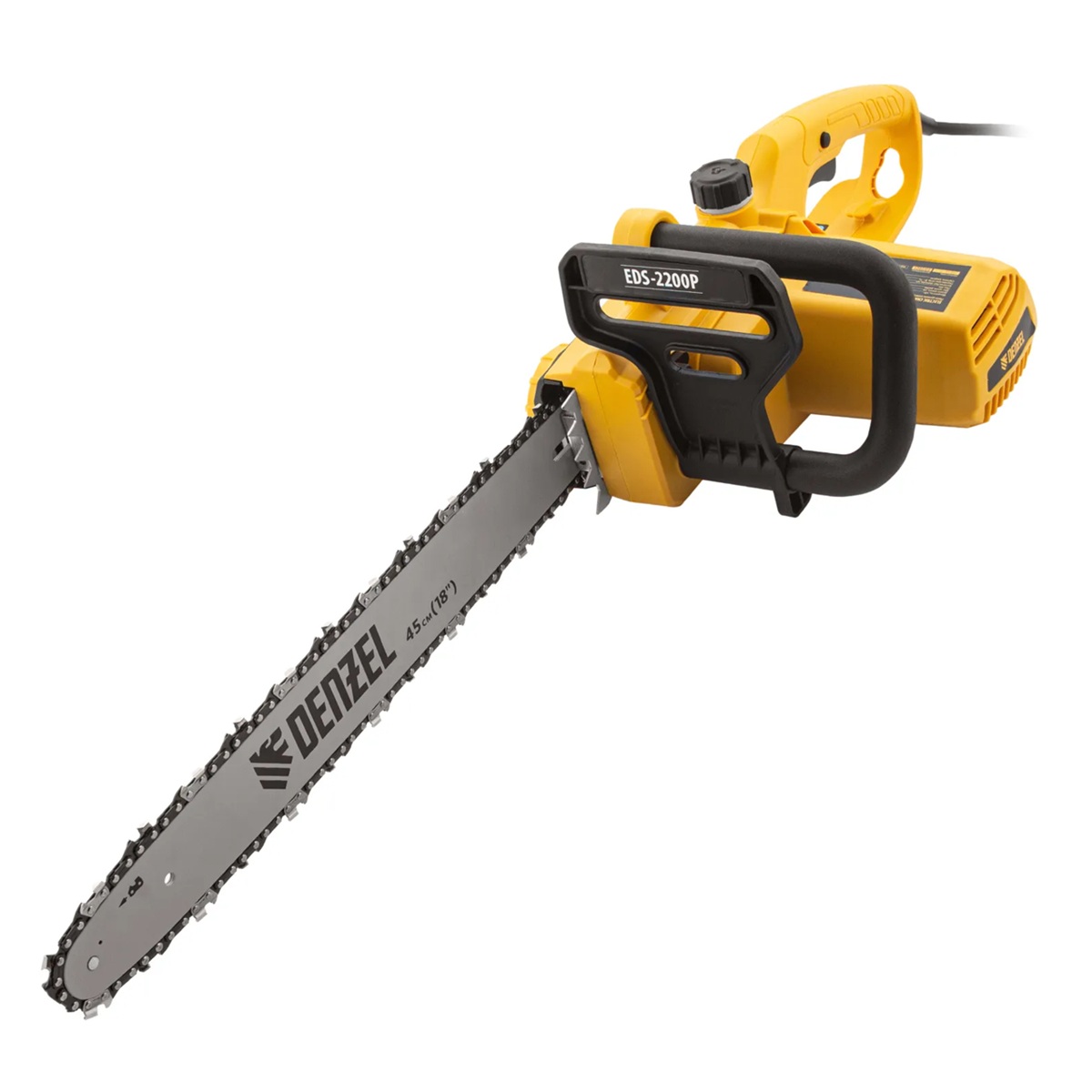 Пила цепная электрическая Denzel EDS-2200P 2200Вт шины 18"/45 см