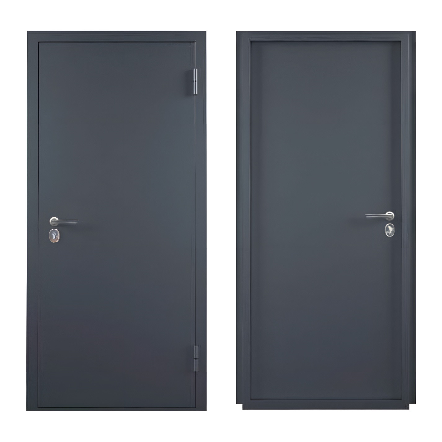 Дверь металл Титан 1 антик медь металл-металл 860х2050 мм R