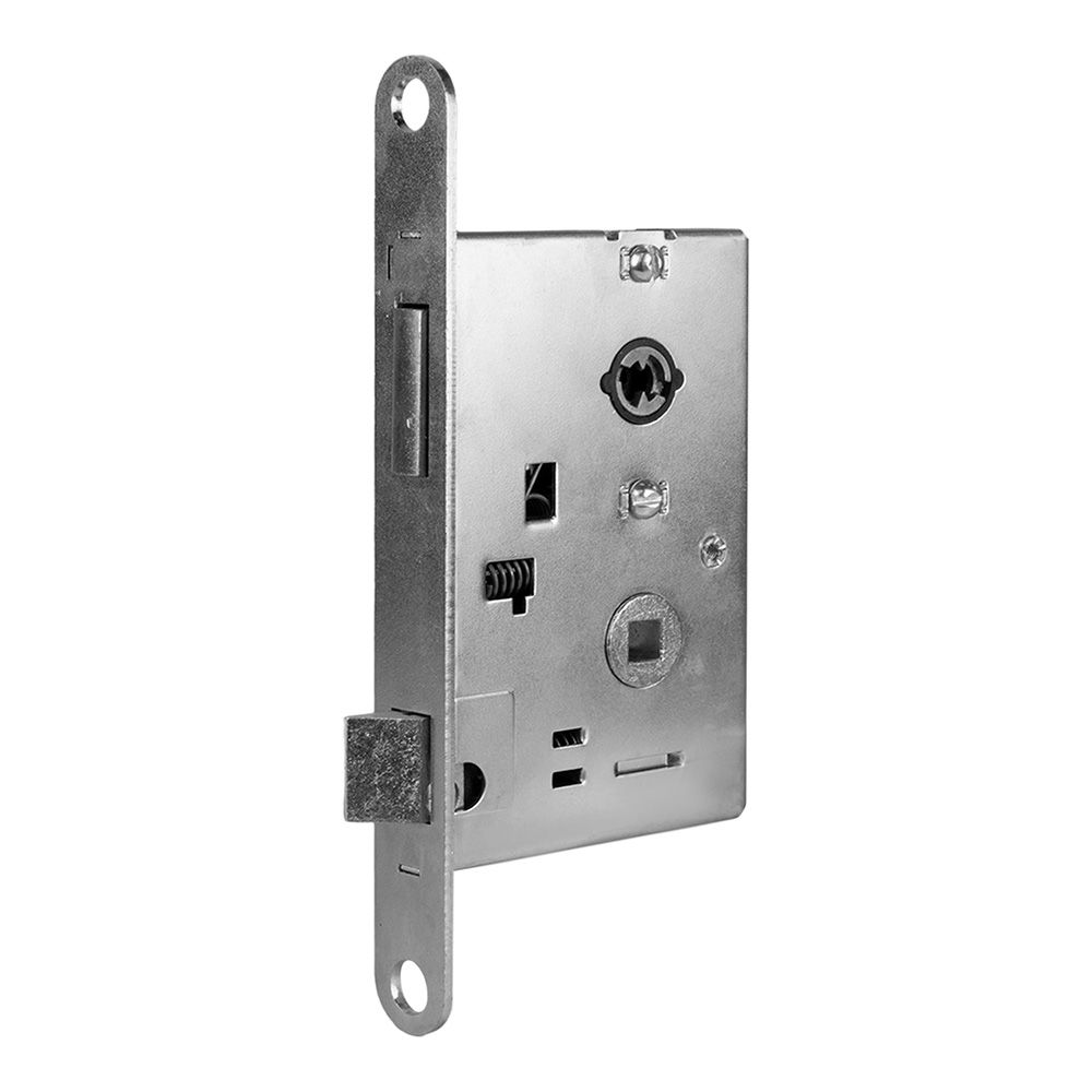 Замок врезной Зенит ЗВ4Д никель с ручками