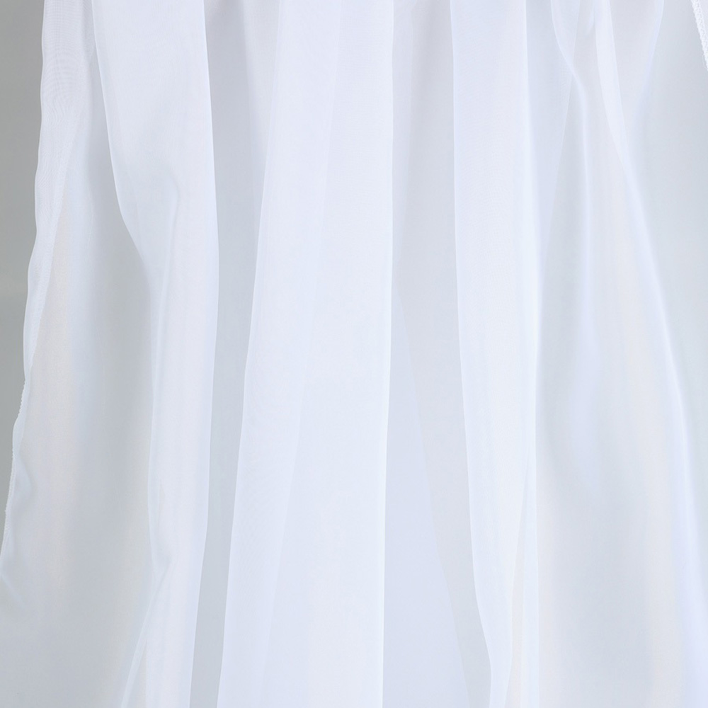 Ткань для штор Тюль вуаль однотон FB S Vual' beyaz/325 V ut белая