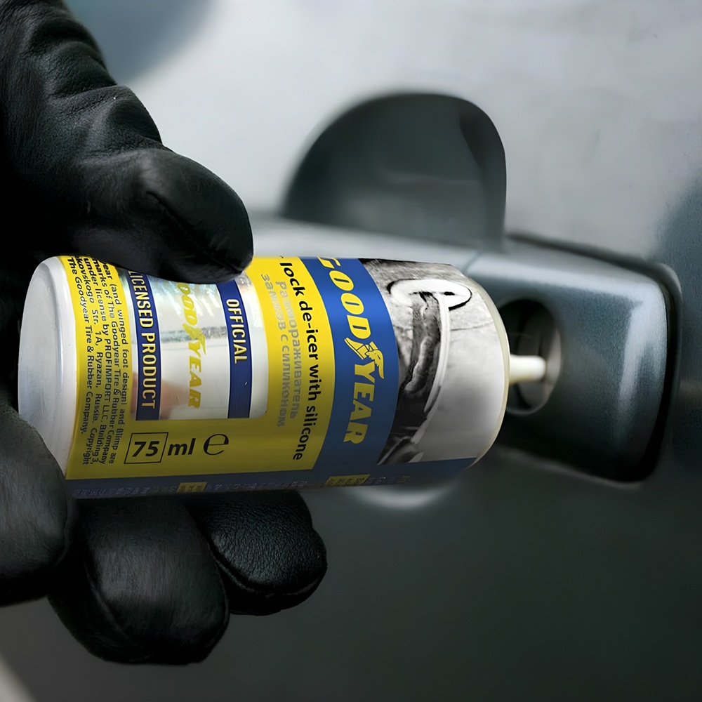 Размораживатель для замков с силиконом Goodyear 75 мл GY000707