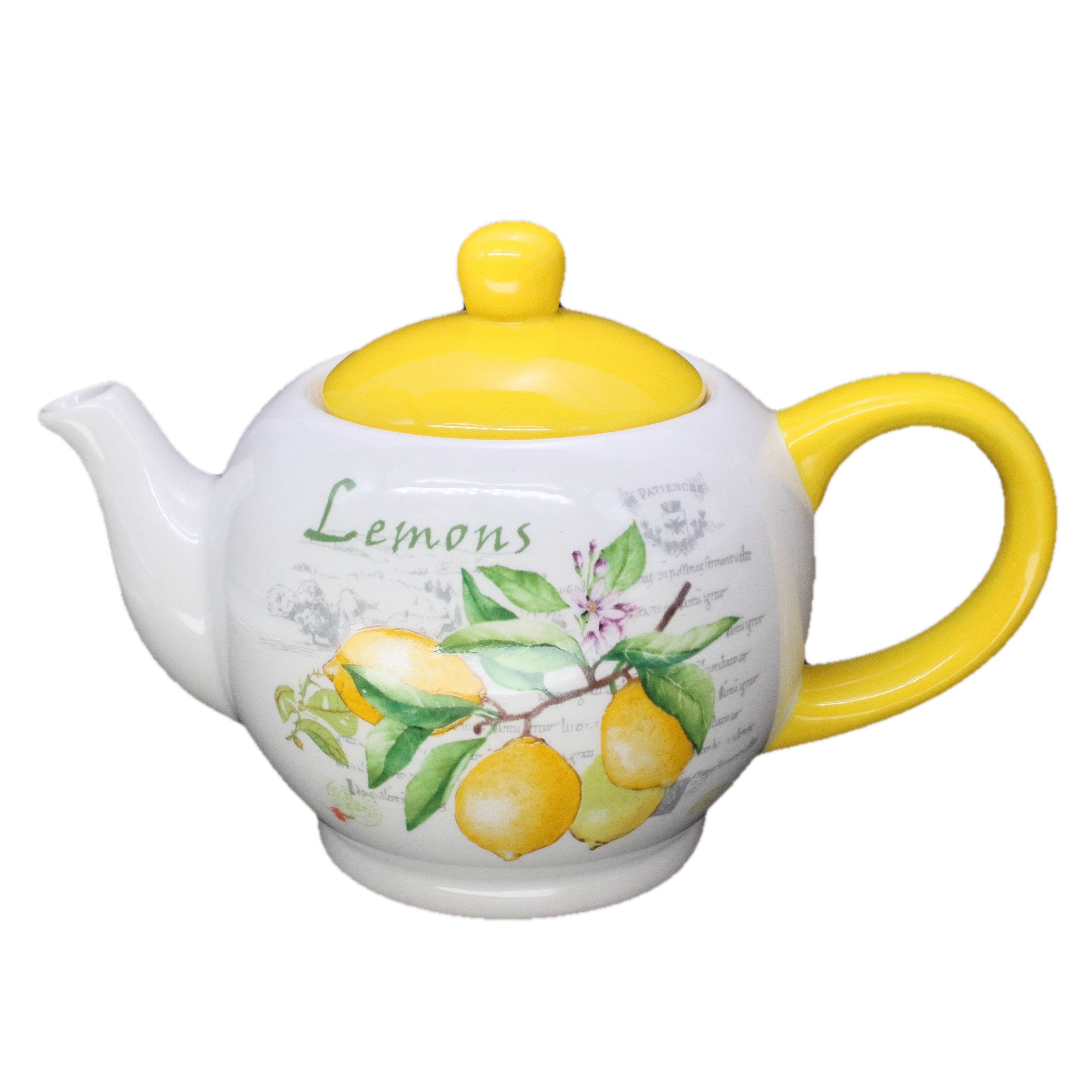 Чайник заварочный Лимоны 950 мл керамический MFK21083