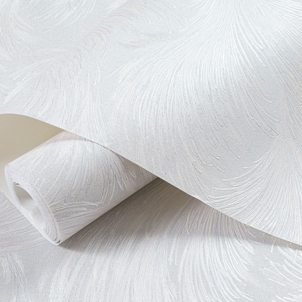 Обои 10888-03 Артекс 1,06х10 м Перо светло-серый