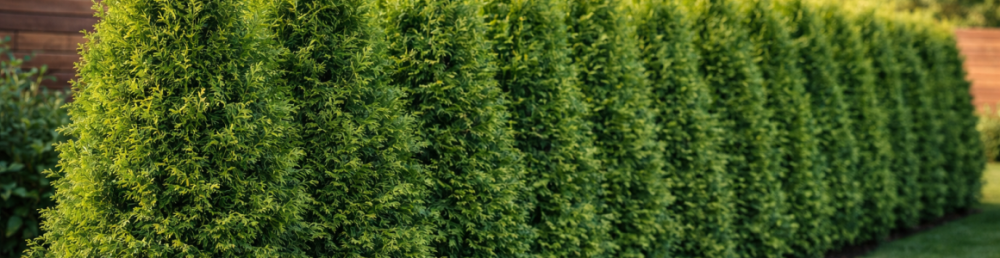 Как выбрать тую для живой изгороди, чтобы она не пожелела — практический гид по хвойным растениям