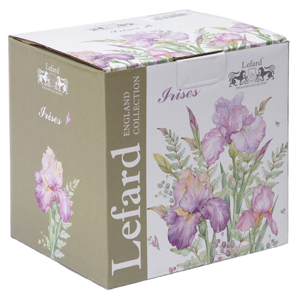 Набор чайный Lefard Irises на 2 персоны 4 предмета 275 мл фарфор