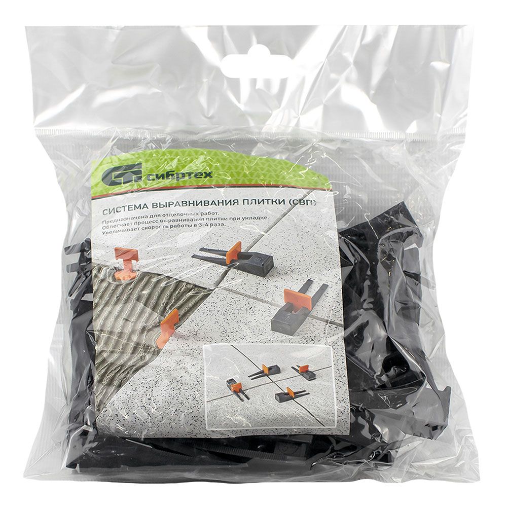 Система выравнивания плитки СВП - клин 50 шт. (пакет ПЭНД) СИБРТЕХ