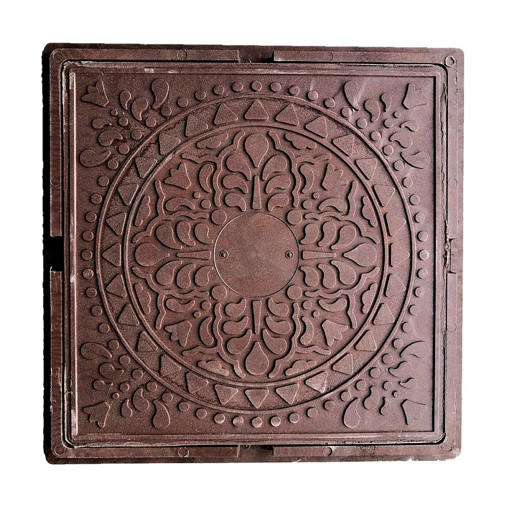 Люк полимерпесчаный квадратный h 66 мм макс. нагрузка 1,5 т в ассортименте