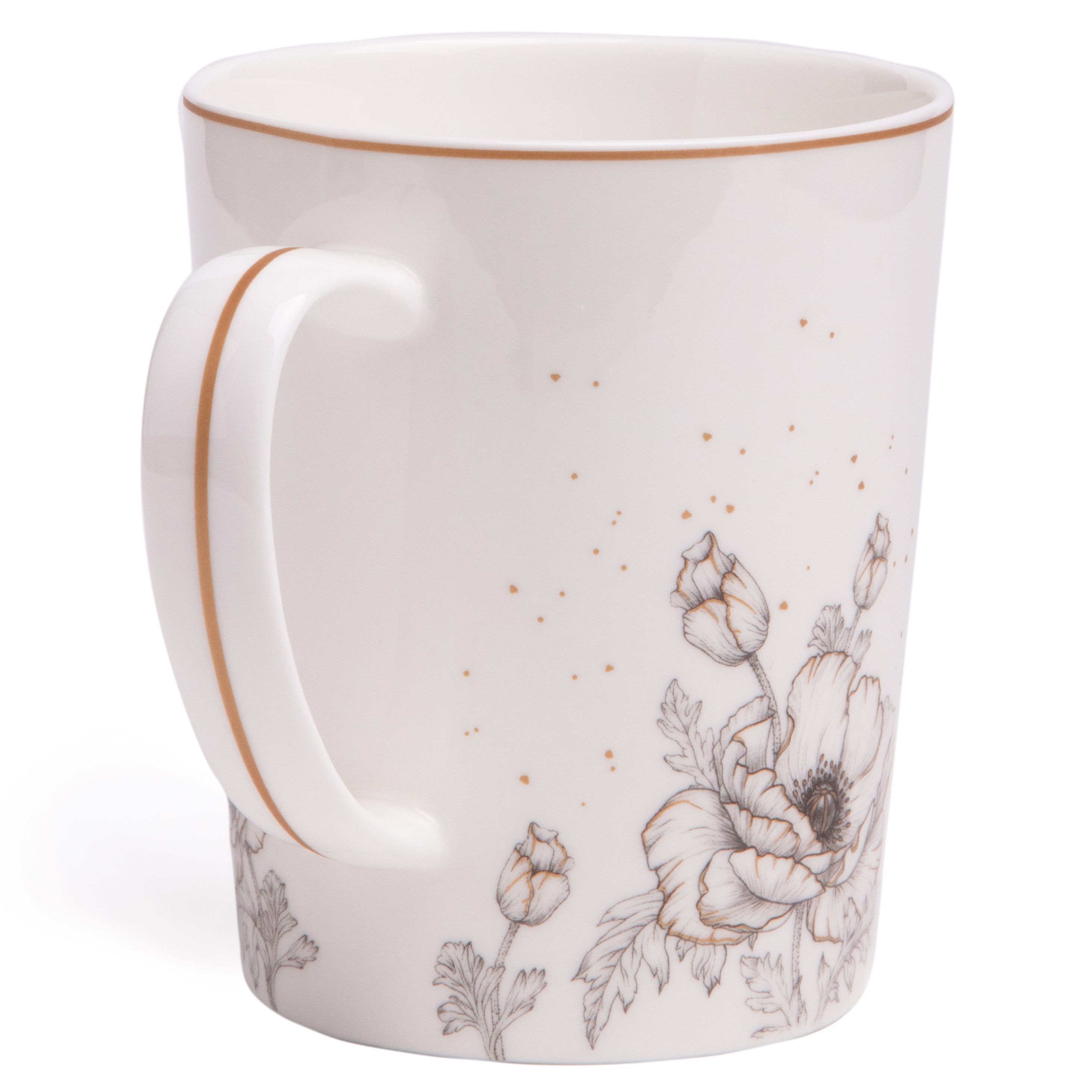 Кружка фарфоровая Lefard Top style 400 мл 590-700